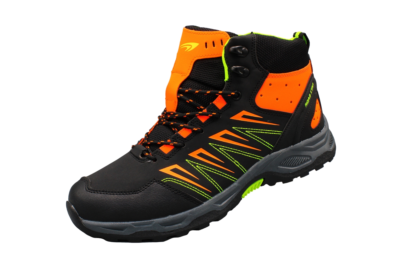 Planets 380 Winterschuh für Damen & Herren in Schwarz/Orange – Ansicht 1