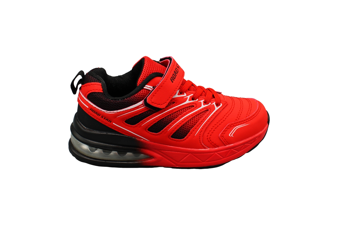 Planets 358 Sneaker für Kinder in Rot/Schwarz – Ansicht 3