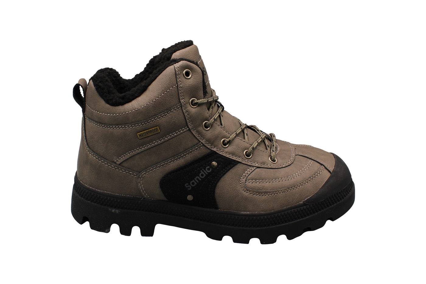 Planets 369 Winterschuh für Herren in Grau – Ansicht 3