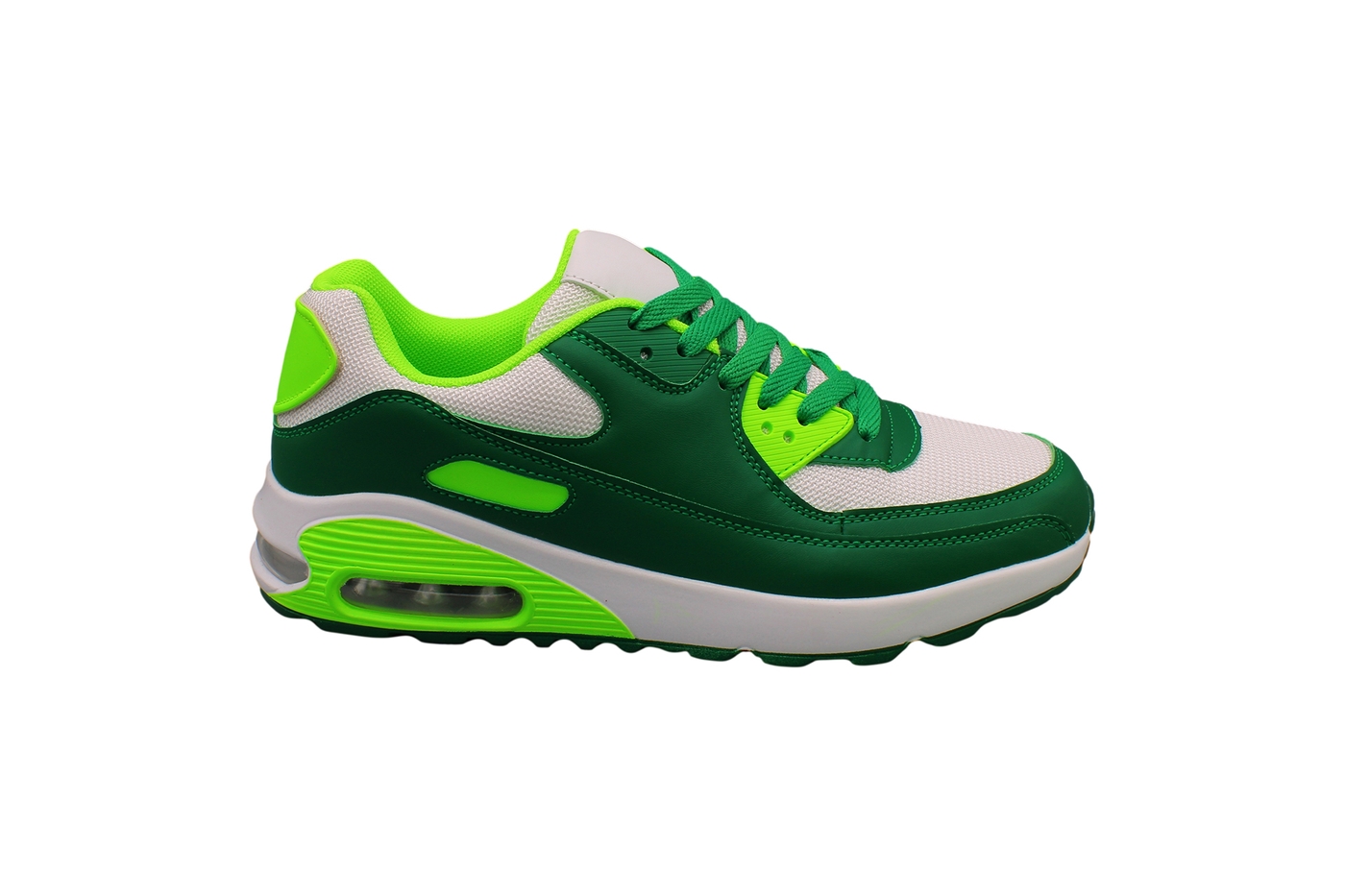 Planets 447 Sneaker für Damen & Herren in Grün/Weiß – Ansicht 3