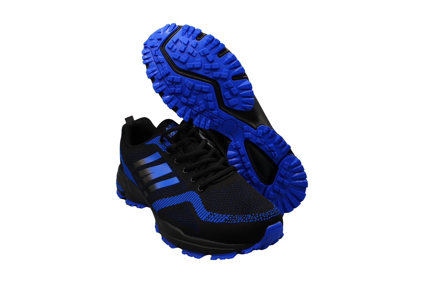 Planets 024 Sneaker für Herren in Übergröße in Schwarz/Blau – Ansicht 5