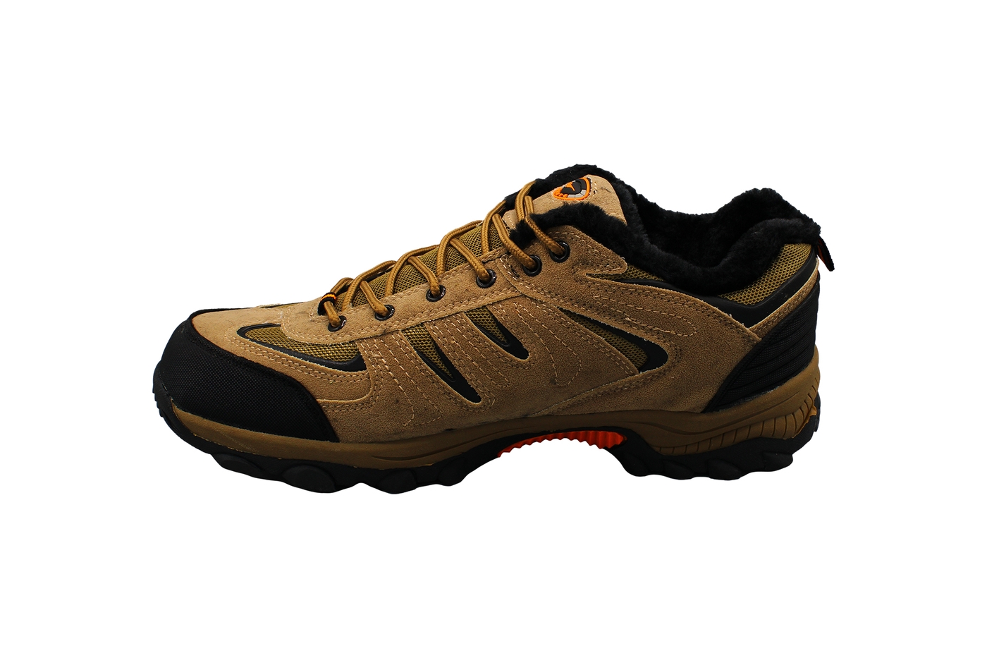 Planets 357 Winterschuh für Herren in Übergröße in Braun/Orange – Ansicht 4