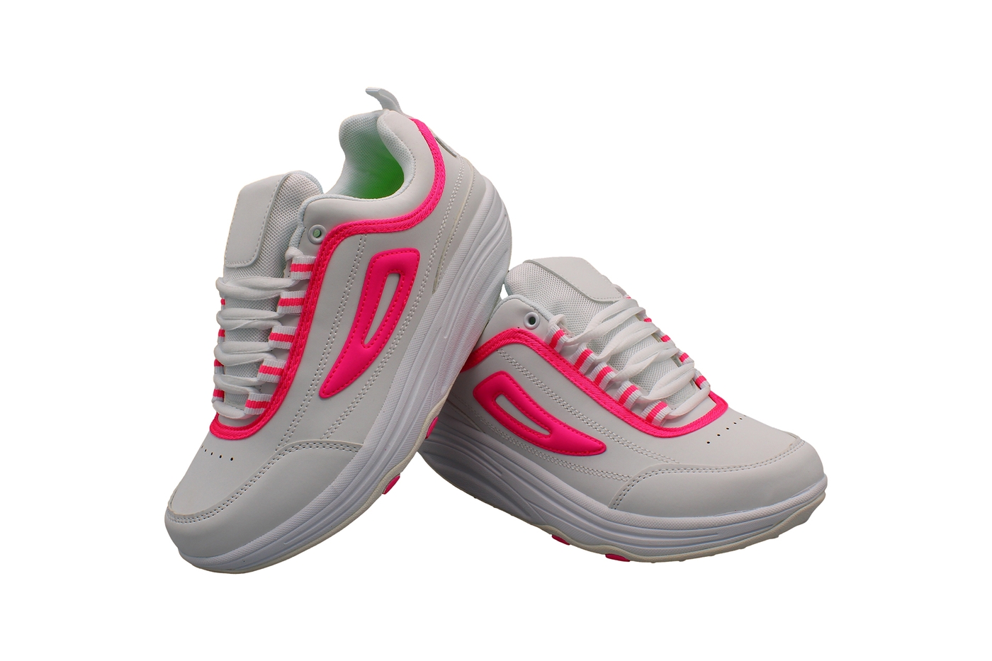 Planets 302 Gesundheitsschuh für Damen in Weiß/Pink – Ansicht 6