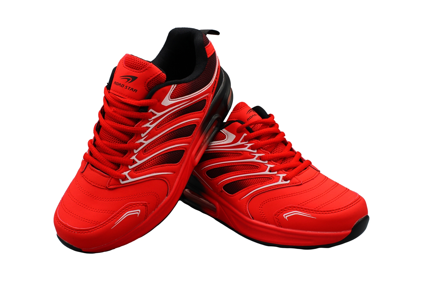 Planets 894 Sneaker für Damen & Herren in Rot/Schwarz – Ansicht 6