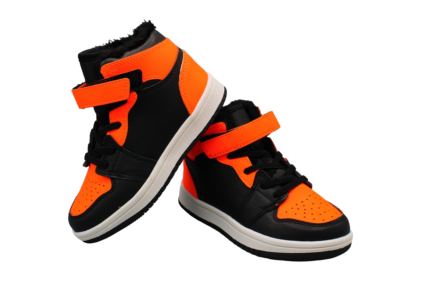 Planets 146 Winterschuh für Kinder in Schwarz/Orange – Ansicht 6