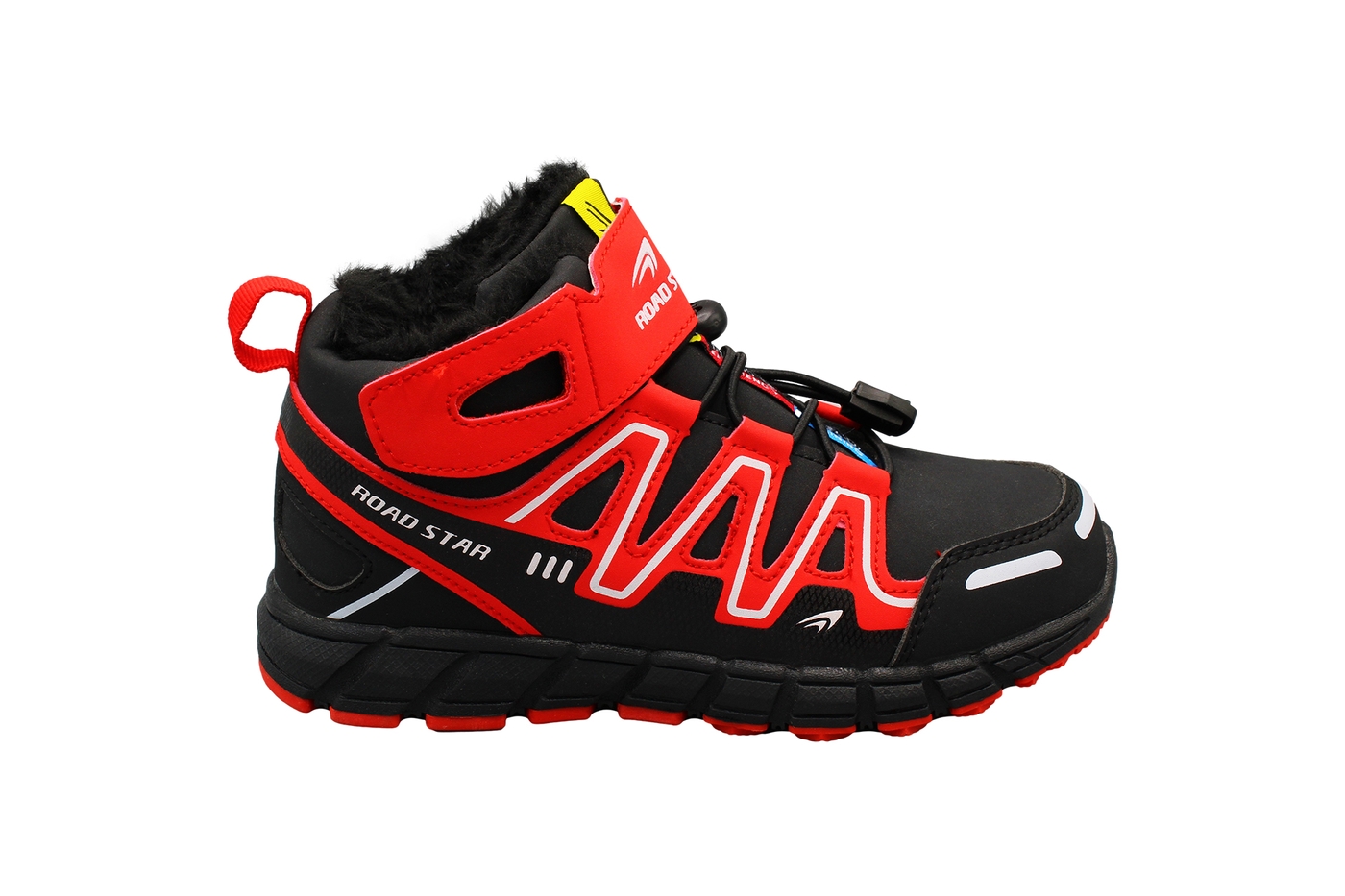 Planets 504 Winterschuh für Kinder in Schwarz/Rot – Ansicht 3