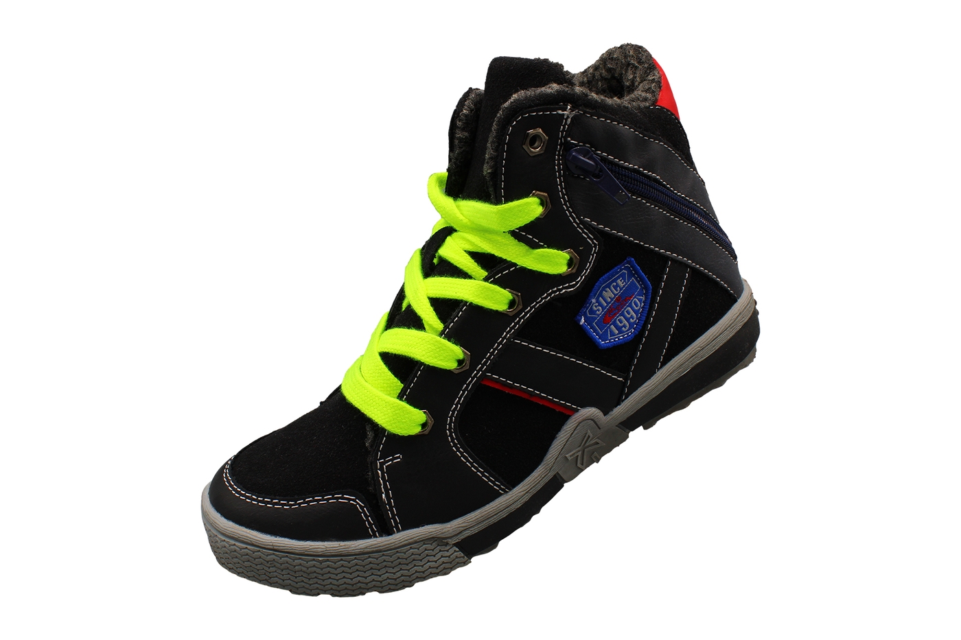 Planets 038 Winterschuh für Kinder in Schwarz – Ansicht 1
