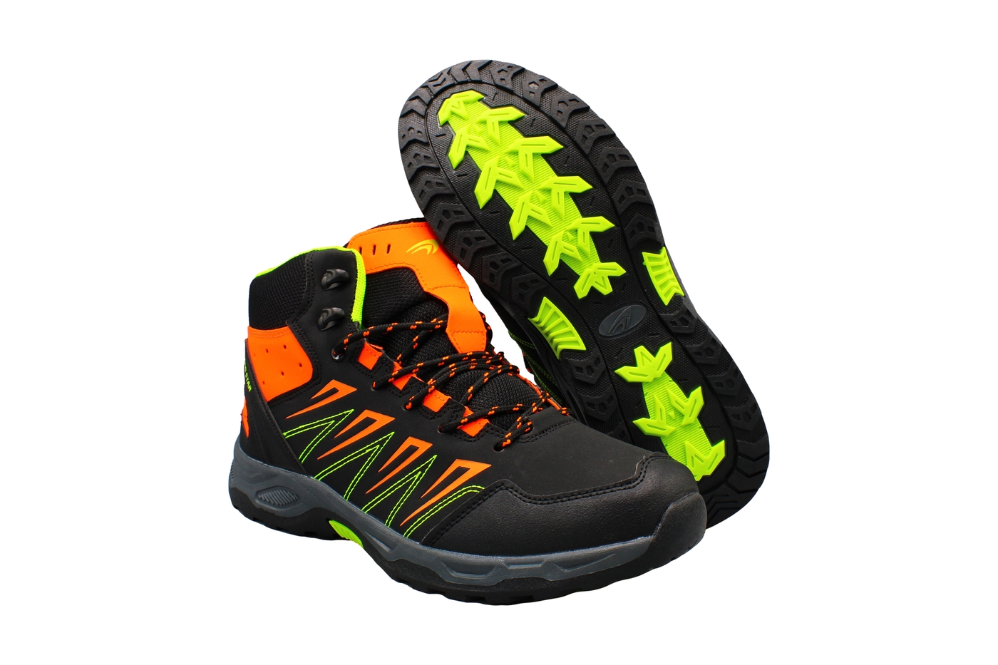 Planets 380 Winterschuh für Damen & Herren in Schwarz/Orange – Ansicht 5