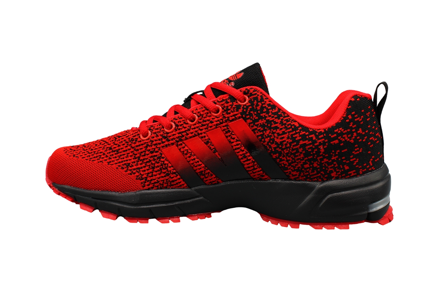 Planets 379 Sneaker für Damen & Herren in Rot/Schwarz – Ansicht 4