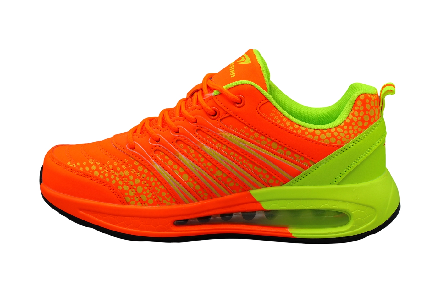 Planets 802 Sneaker für Damen & Herren in Orange/Grün – Ansicht 4