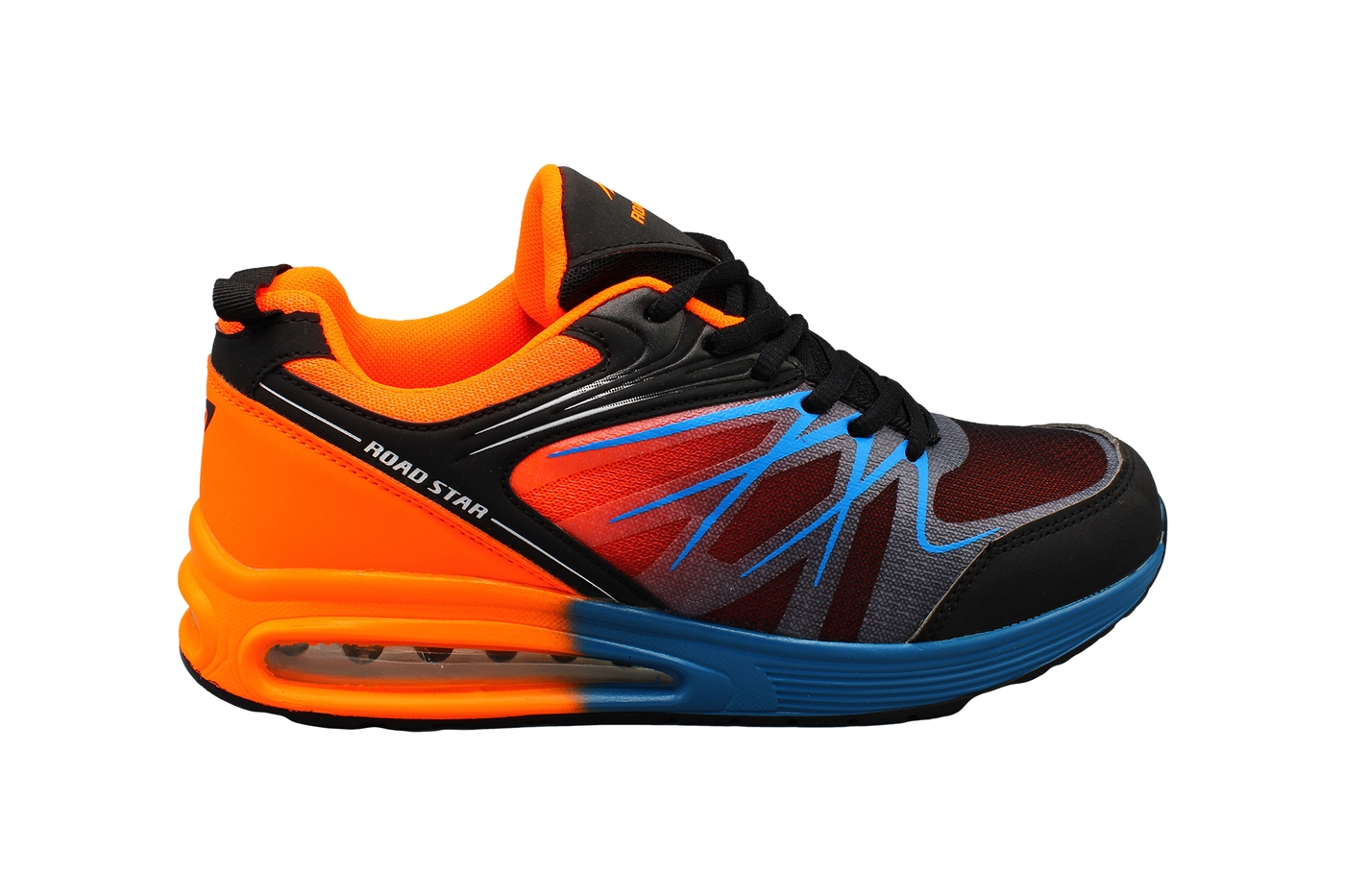 Planets 800 Sneaker für Damen & Herren in Schwarz/Orange – Ansicht 3