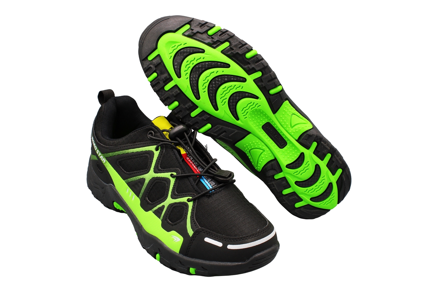 Planets 245 Sneaker für Damen & Herren in Schwarz/Grün – Ansicht 5
