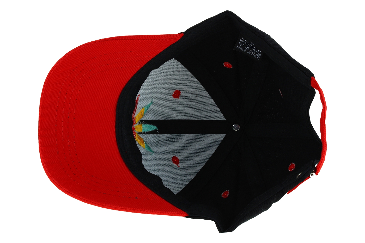 Planets Cap 007 Weed Basecap in Schwarz – Ansicht 3