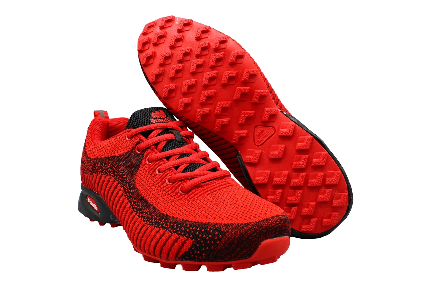Planets 097 Sneaker für Herren in Rot/Schwarz – Ansicht 6