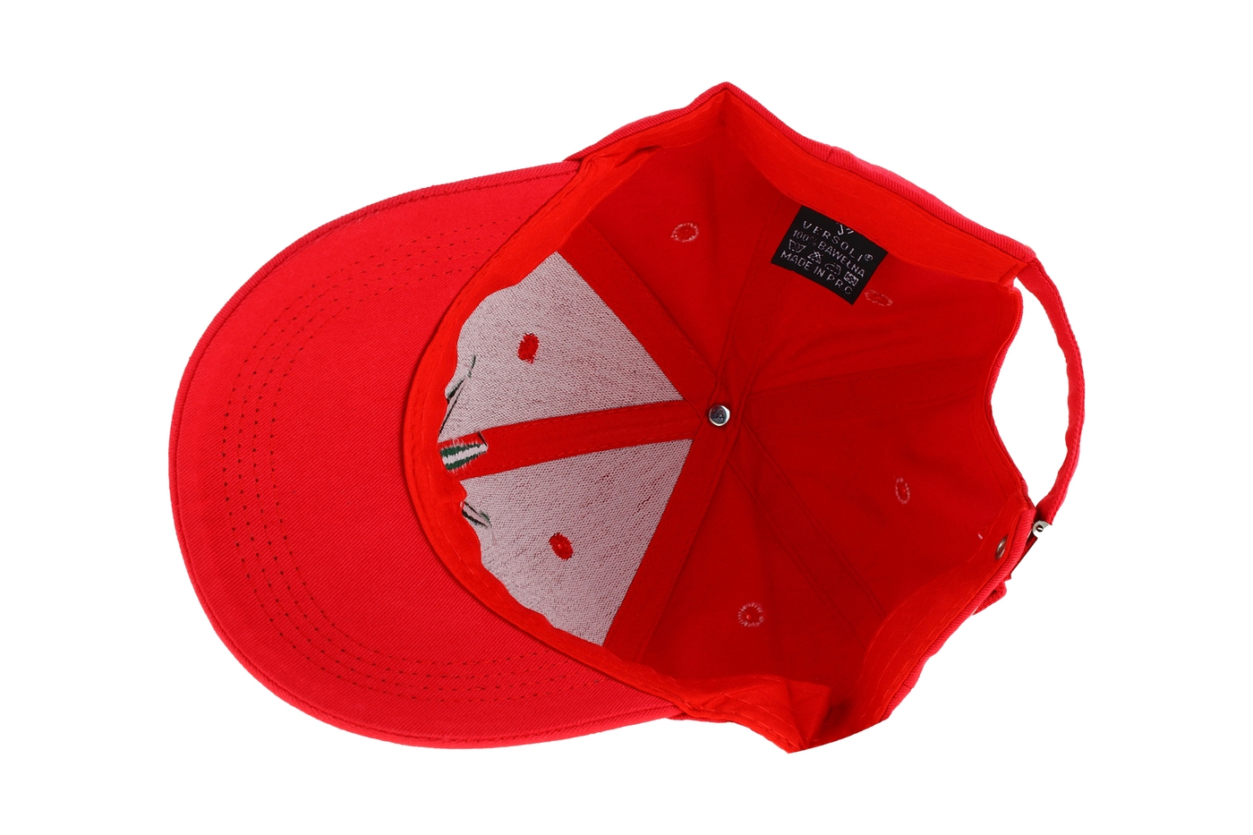 Planets Cap 004 Weed Basecap in Rot – Ansicht 3