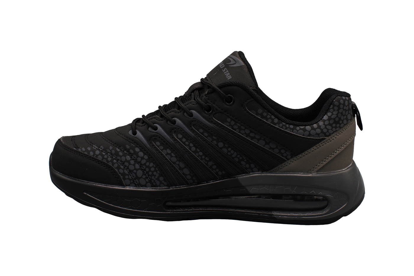 Planets 638 Sneaker für Damen & Herren in Schwarz/Grau – Ansicht 4
