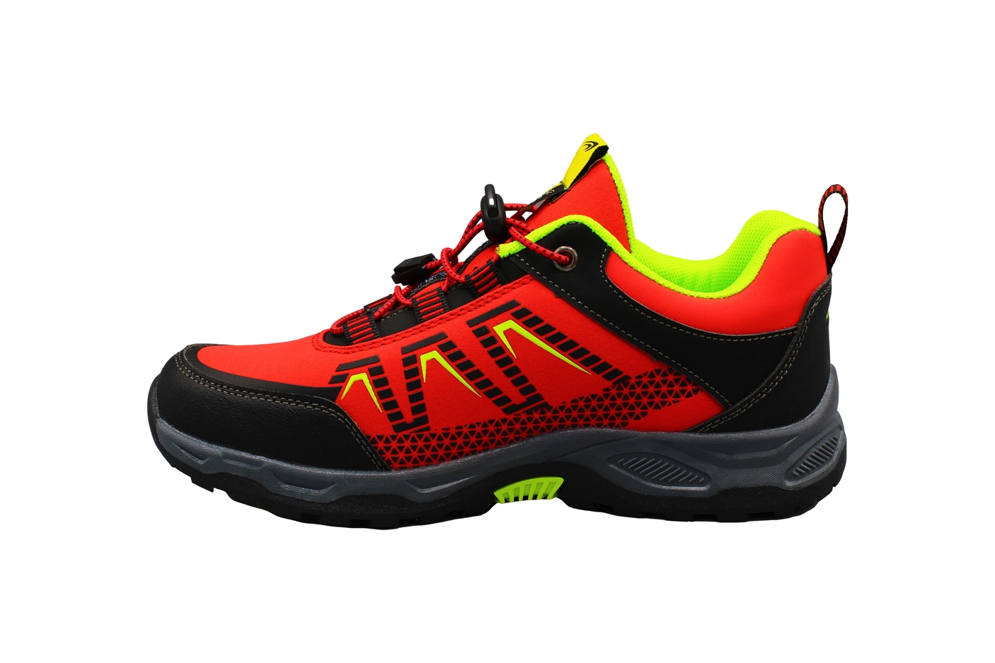 Planets 615 Trekking-Sneaker für Damen & Herren in Rot/Schwarz – Ansicht 4