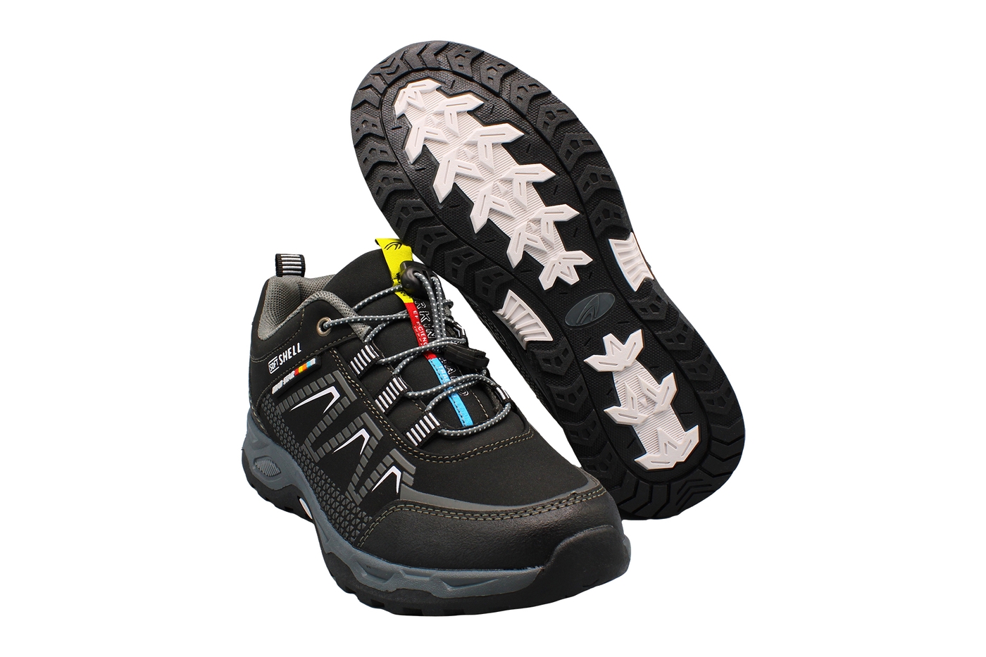 Planets 625 Trekking-Sneaker für Damen & Herren in Schwarz/Weiß – Ansicht 5