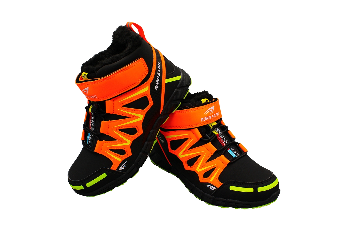Planets 219 Winterschuh für Damen & Herren in Schwarz/Orange – Ansicht 6