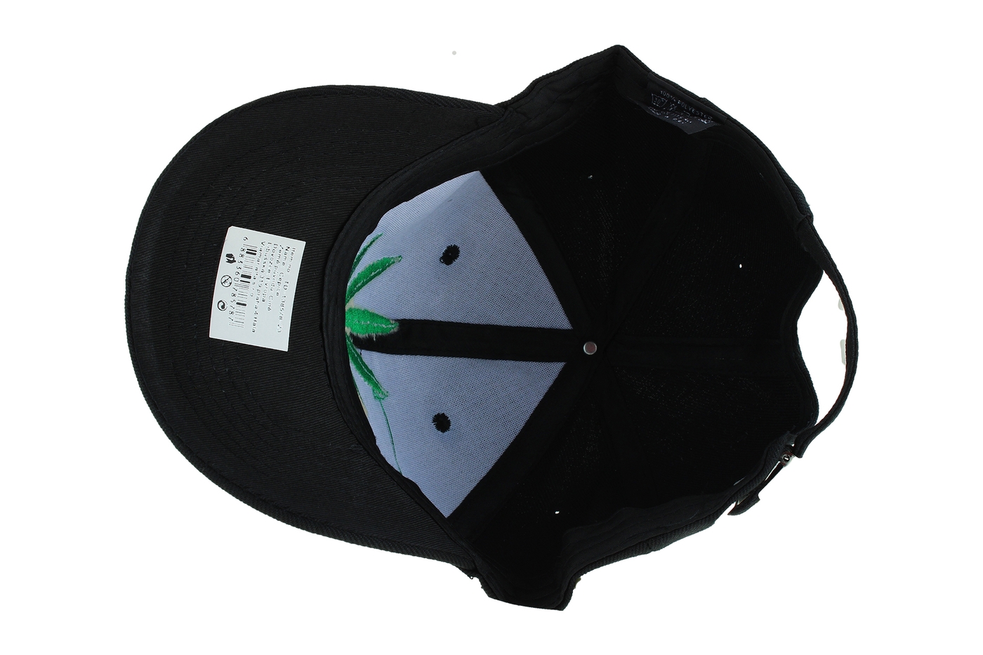 Planets Cap 015 Weed Basecap in Schwarz – Ansicht 3