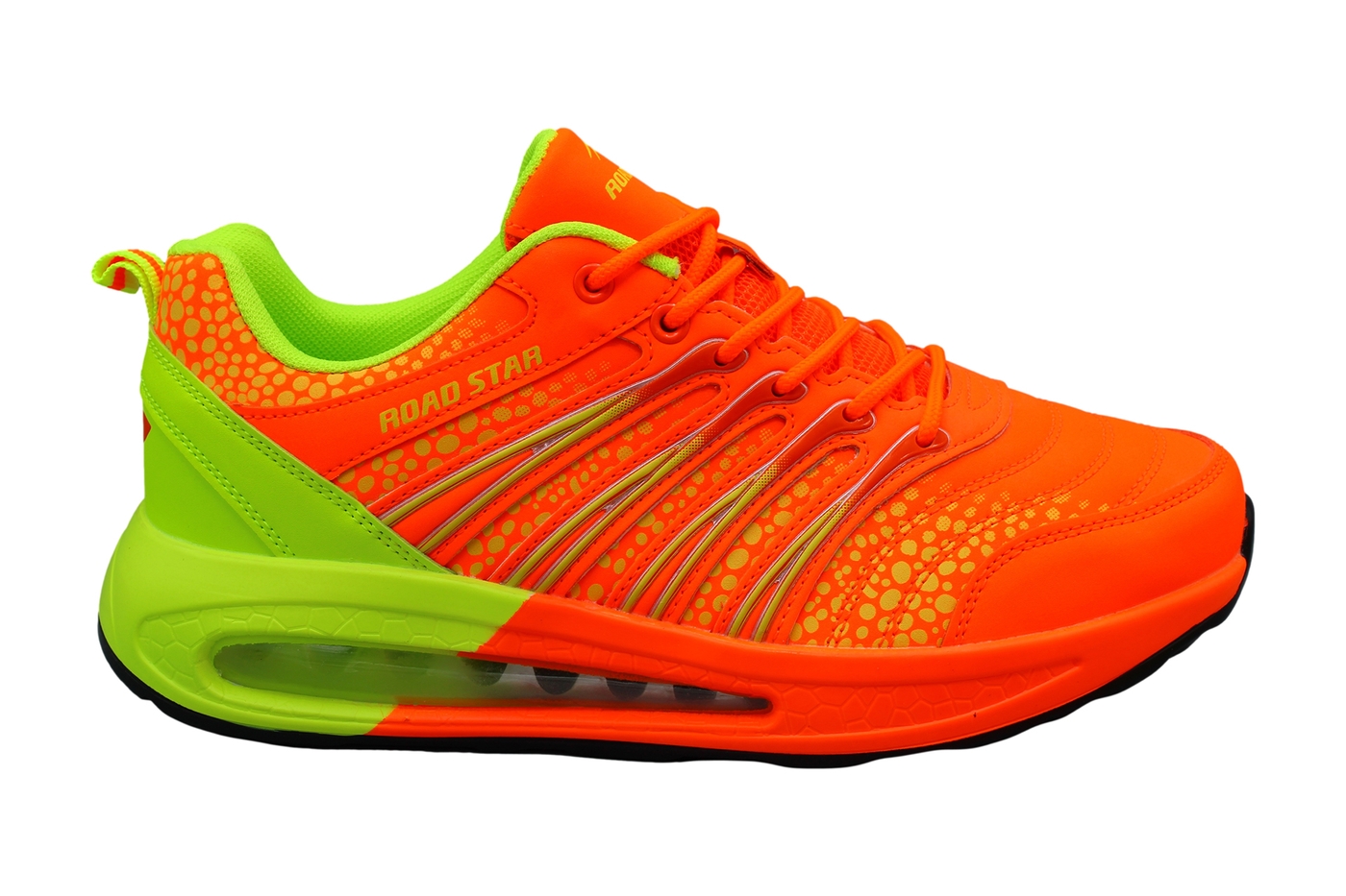 Planets 802 Sneaker für Damen & Herren in Orange/Grün – Ansicht 3