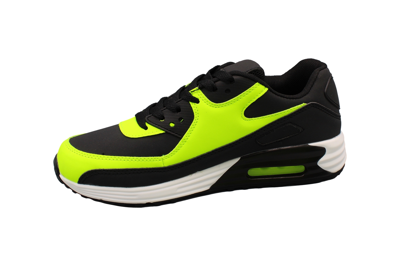 Planets 954 Sneaker für Damen & Herren in Schwarz/Grün – Ansicht 4