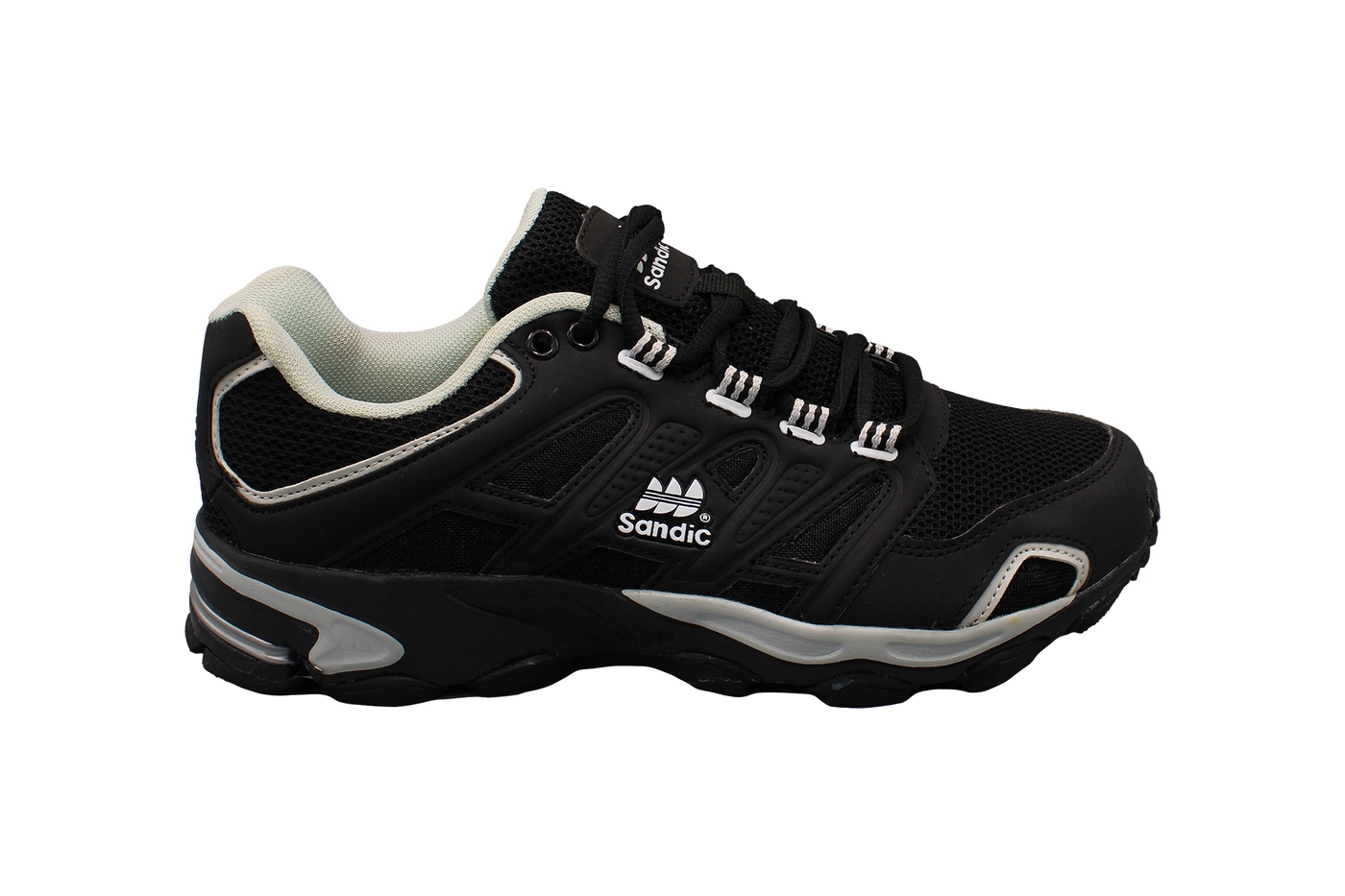 Planets 879 Sneaker für Herren in Schwarz/Grau – Ansicht 3