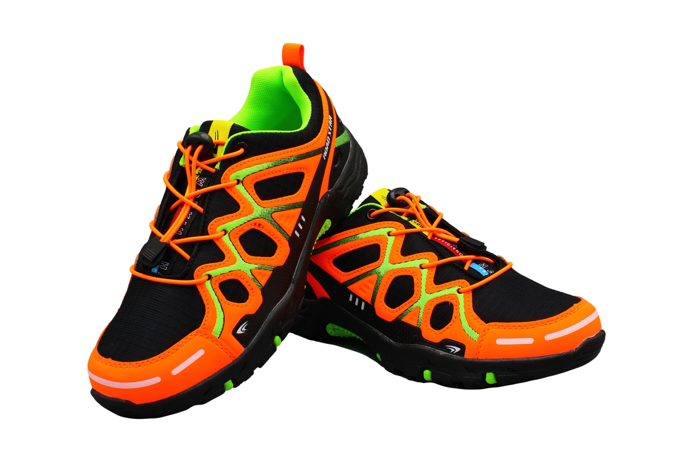 Planets 602 Sneaker für Damen & Herren in Schwarz/Orange – Ansicht 6