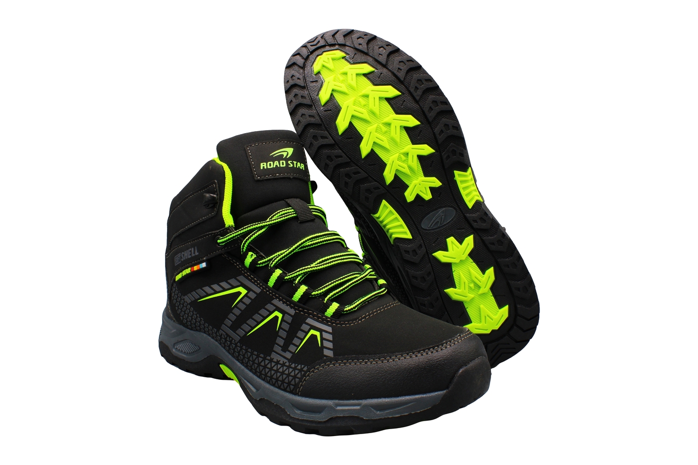 Planets 377 Winterschuh für Damen & Herren in Schwarz/Grün – Ansicht 5