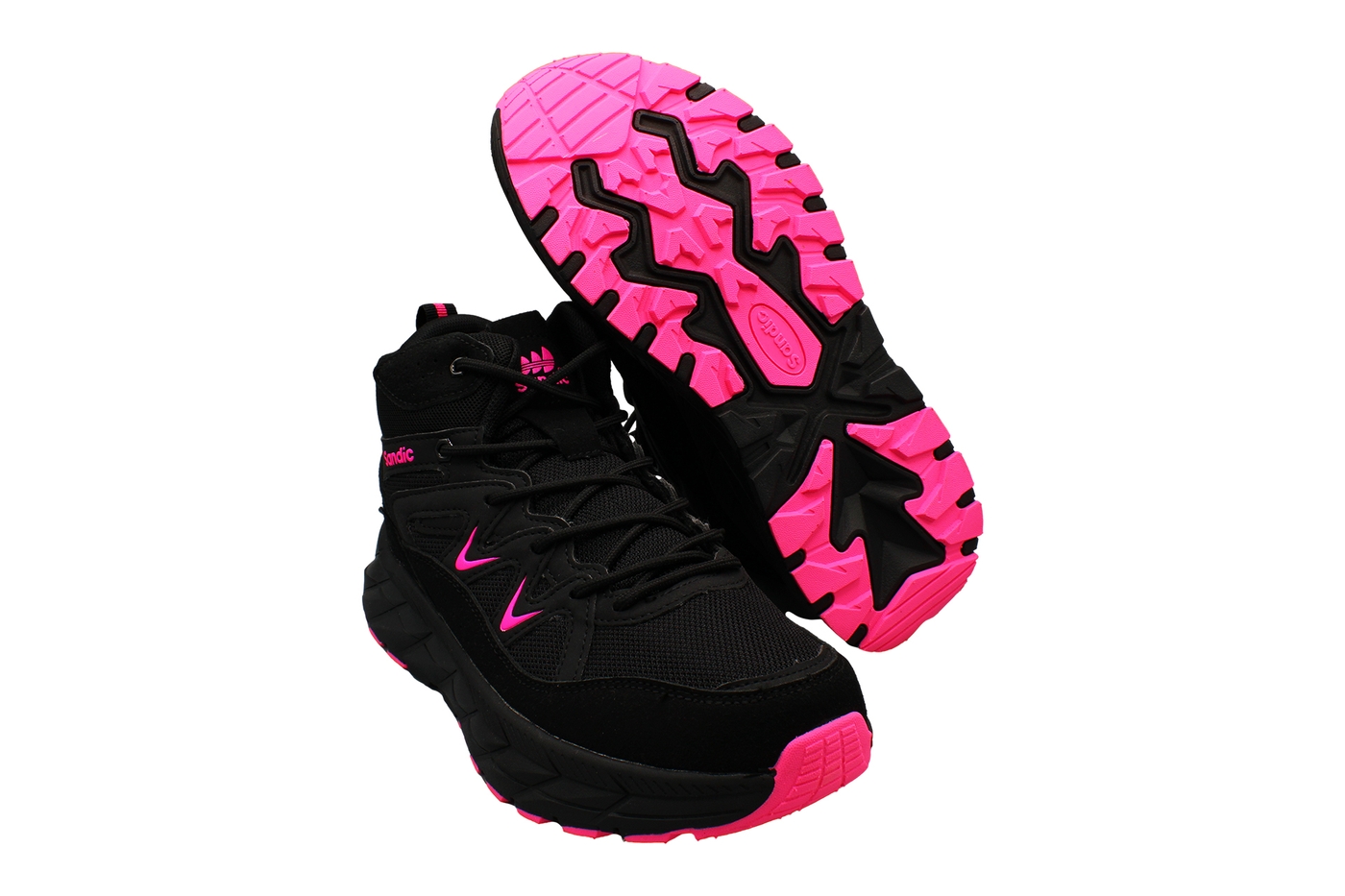 Planets 539 Sneaker für Damen in Schwarz/Pink – Ansicht 5
