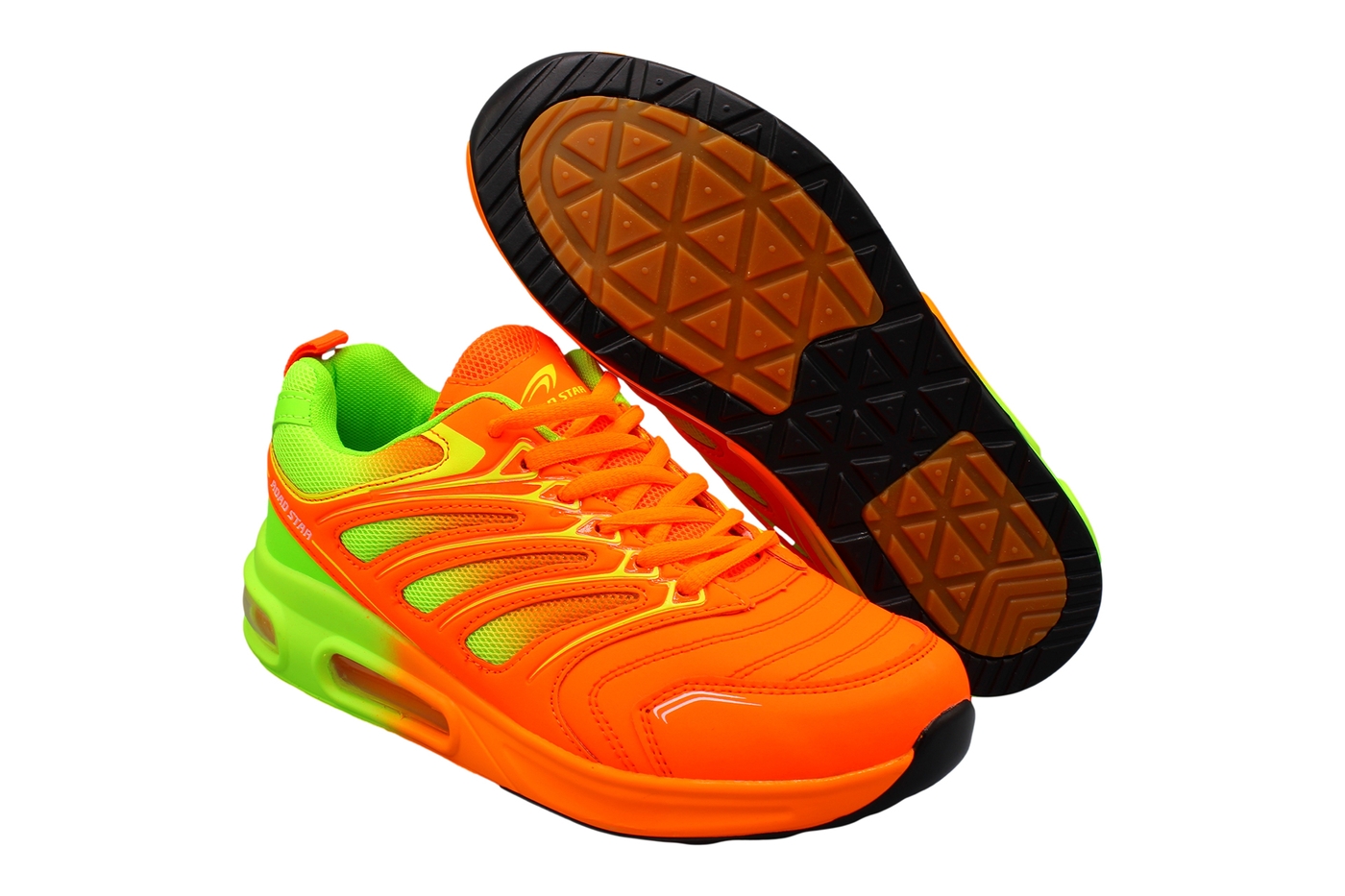 Planets 095 Sneaker für Damen & Herren in Orange/Grün – Ansicht 13