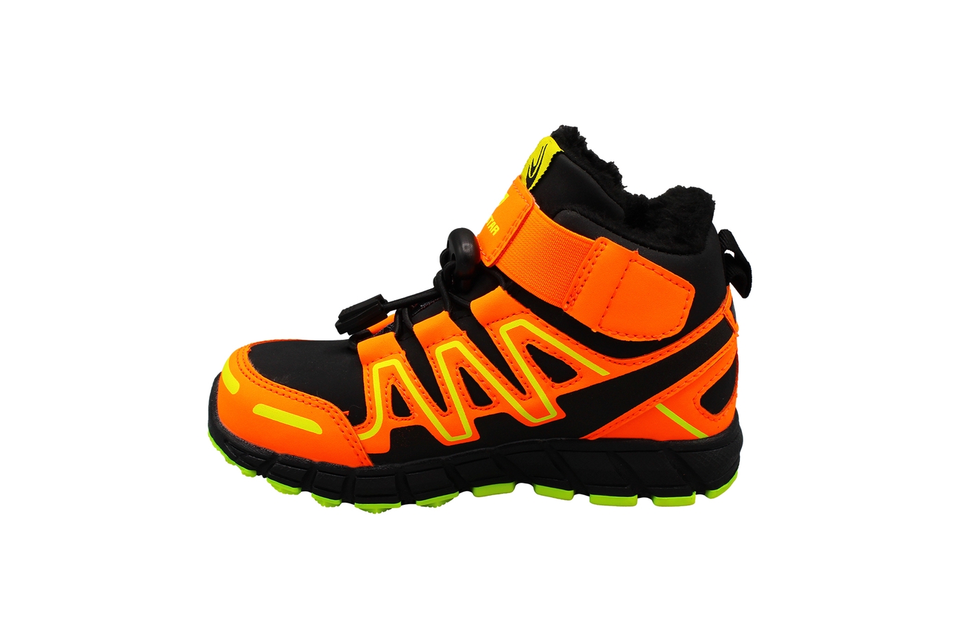 Planets 807 Winterschuh für Kinder in Schwarz/Orange – Ansicht 4