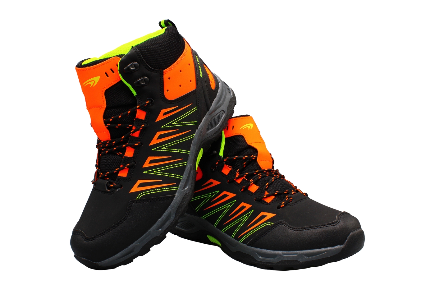Planets 380 Winterschuh für Damen & Herren in Schwarz/Orange – Ansicht 6