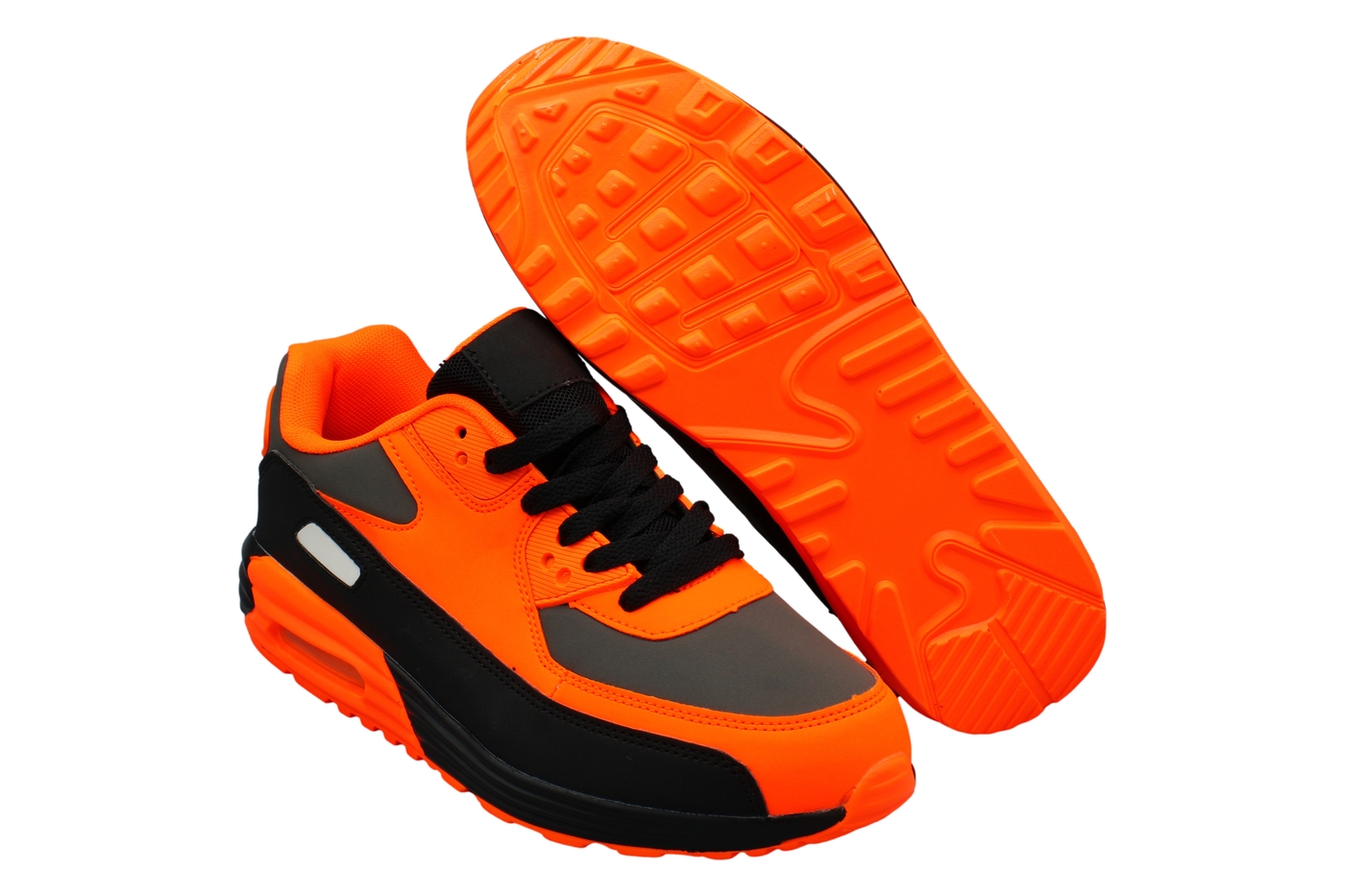 Planets 276 Sneaker für Damen & Herren in Schwarz/Orange – Ansicht 5