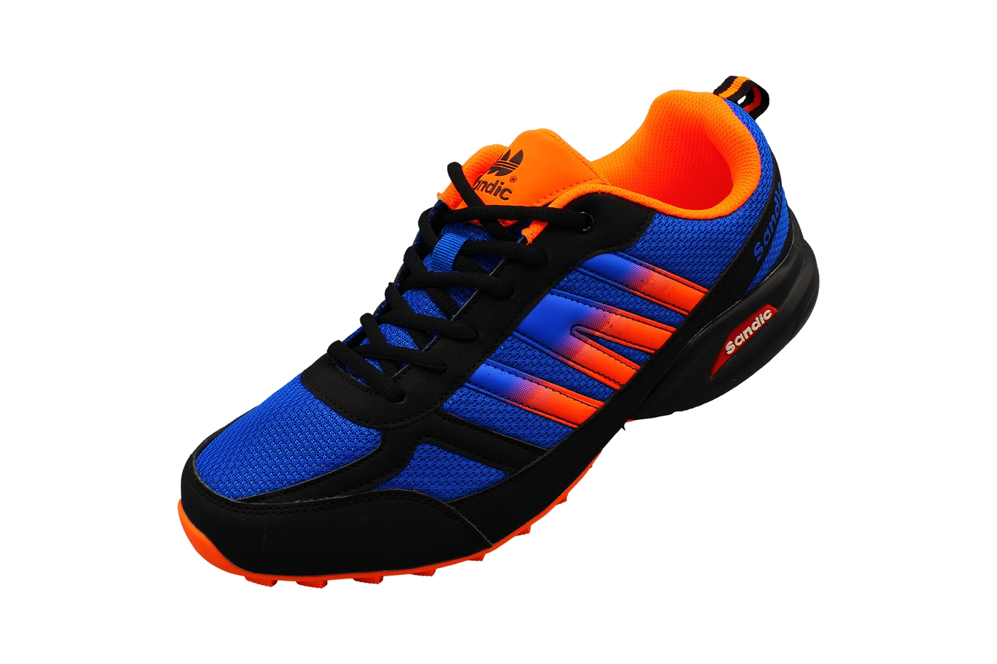 Planets 019 Sneaker für Herren in Übergröße in Blau/Orange – Ansicht 2