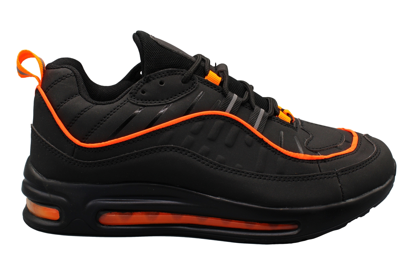 Planets 103 Sneaker für Damen & Herren in Schwarz/Orange – Ansicht 3