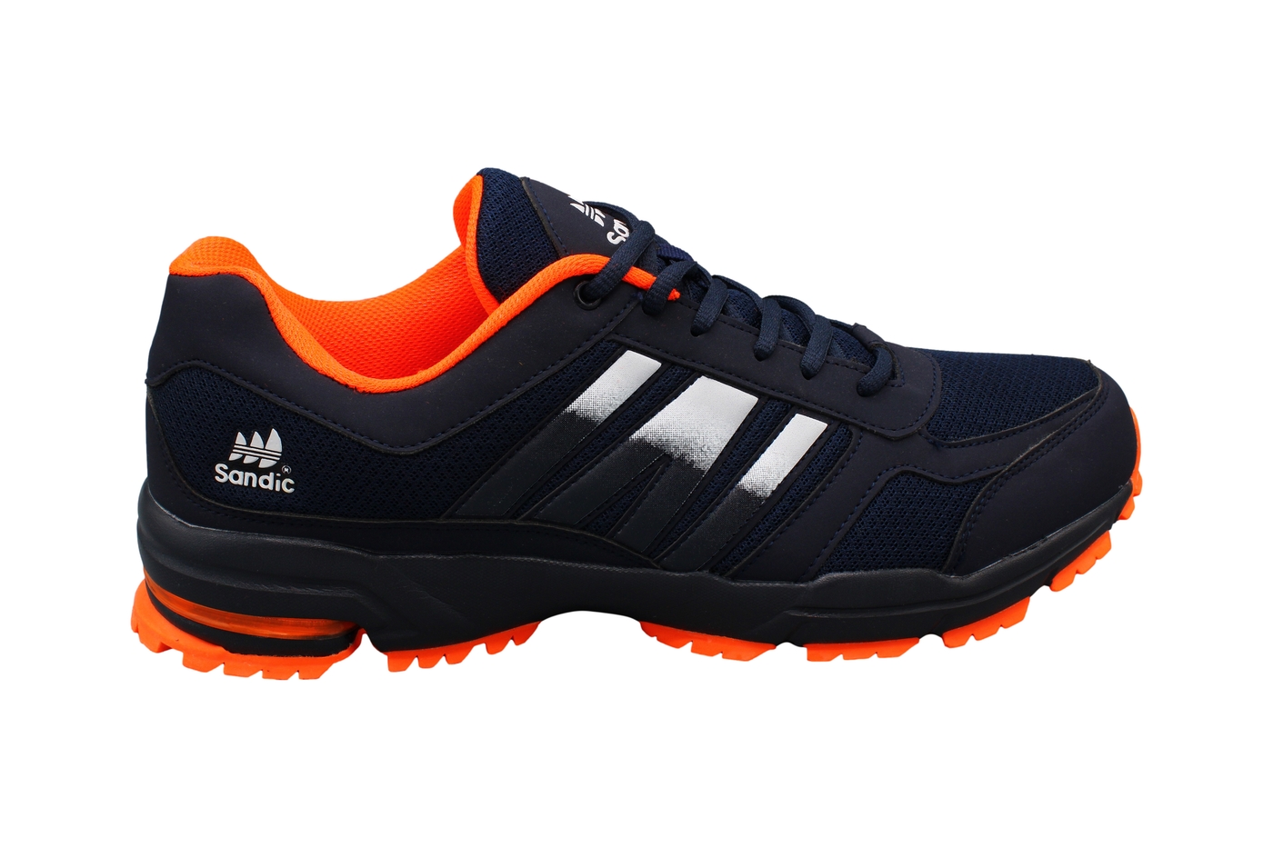 Planets 644 Sneaker für Herren in Übergröße in Blau/Orange – Ansicht 3
