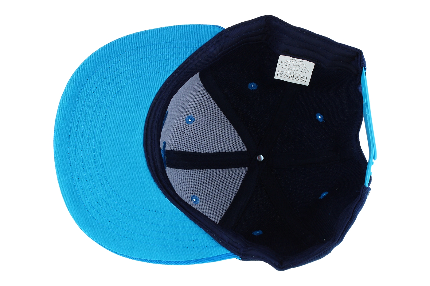 Planets Cap 017 NY Basecap in Blau – Ansicht 3