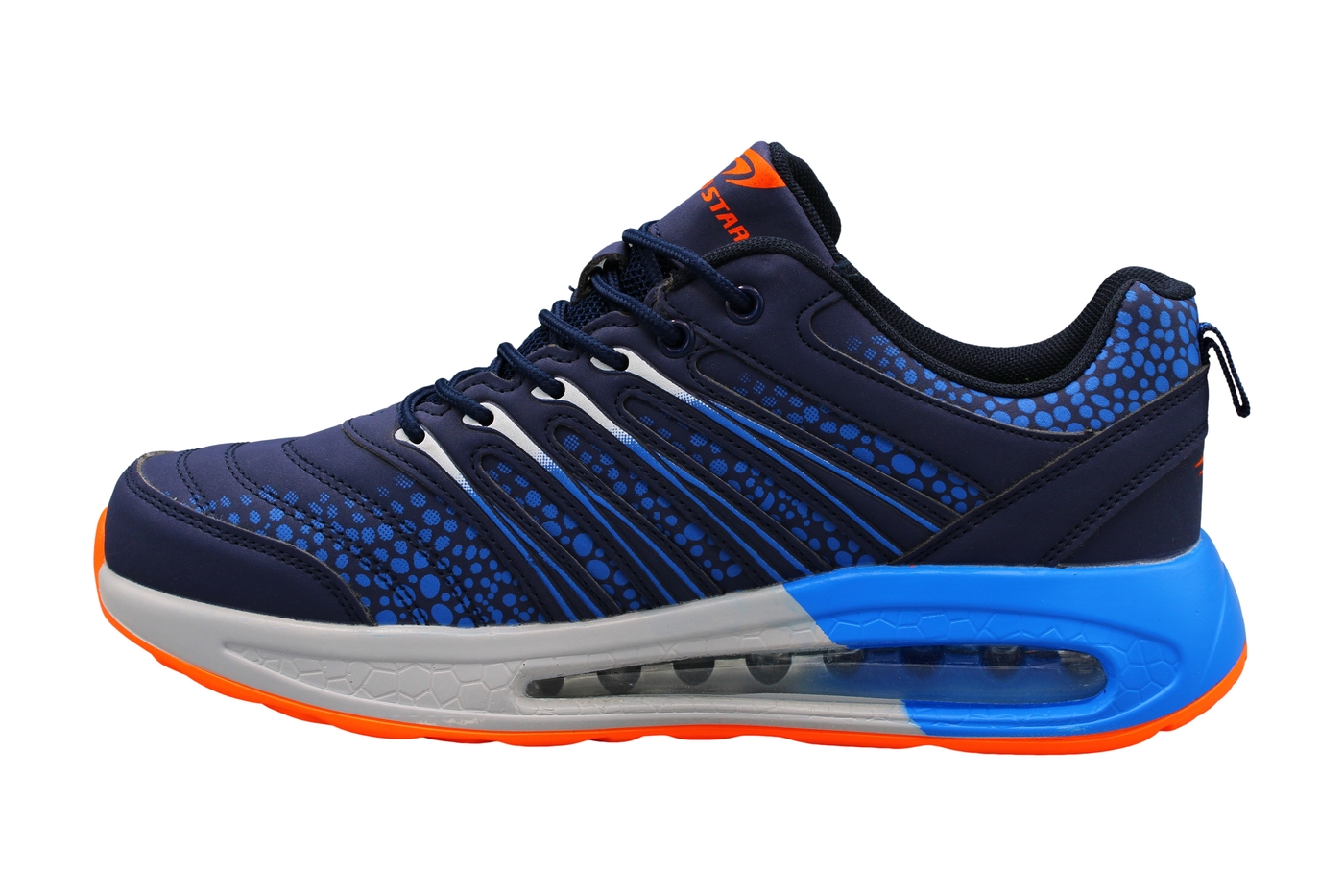 Planets 217 Sneaker für Damen & Herren in Blau/Orange – Ansicht 4