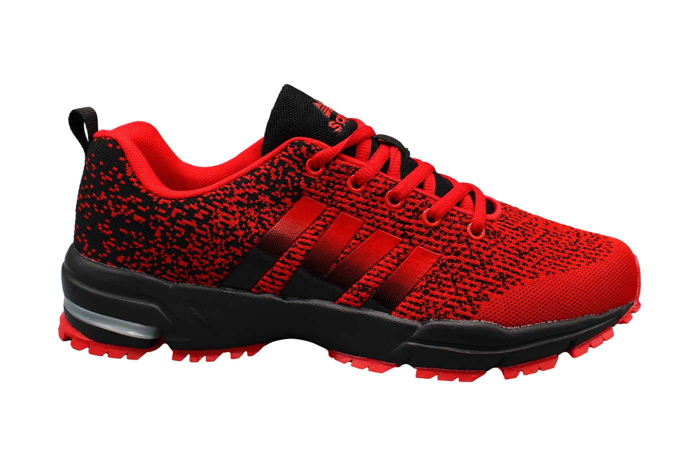 Planets 379 Sneaker für Damen & Herren in Rot/Schwarz – Ansicht 3