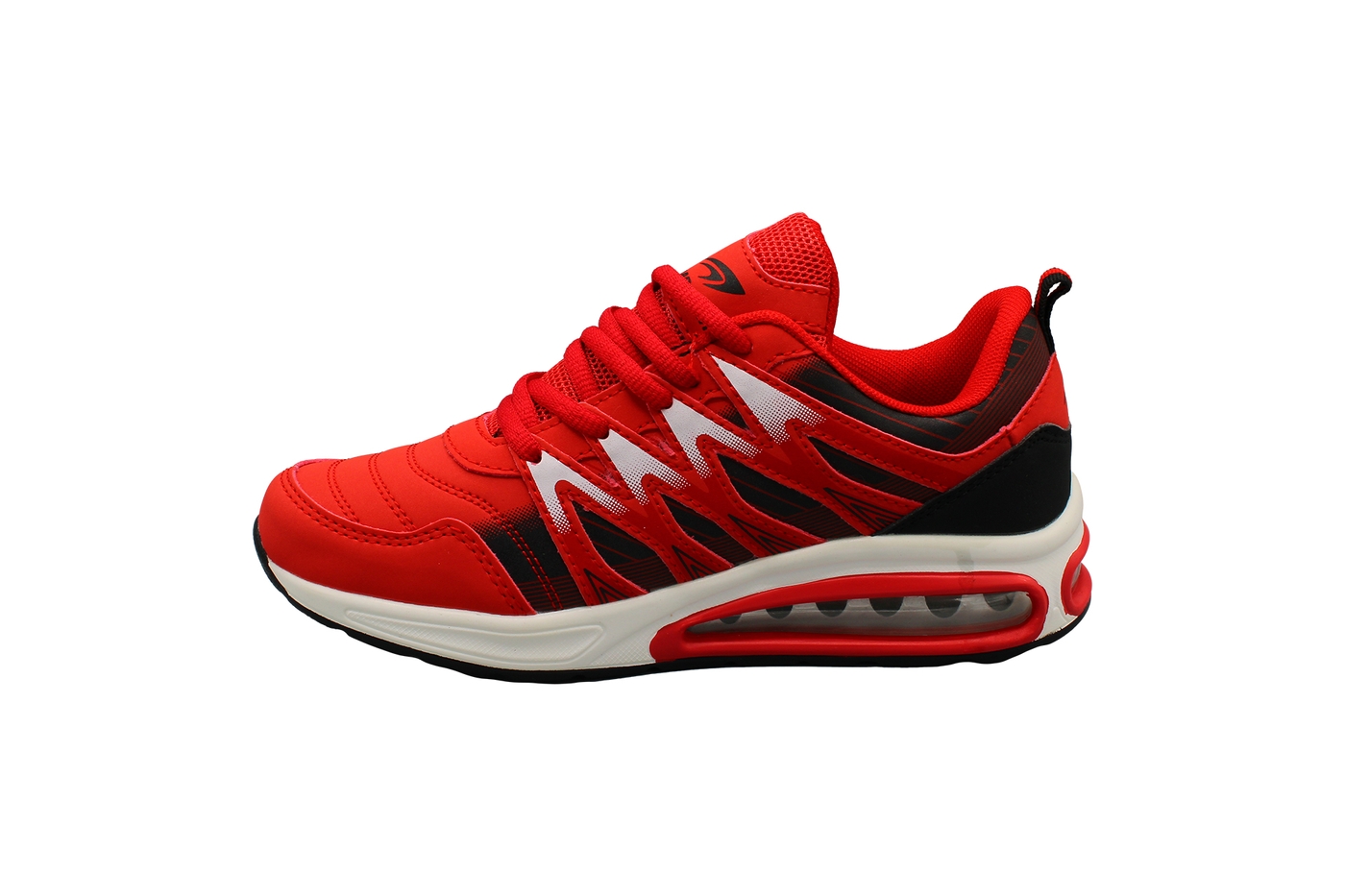 Planets 610 Sneaker für Damen & Herren in Schwarz/Rot – Ansicht 4