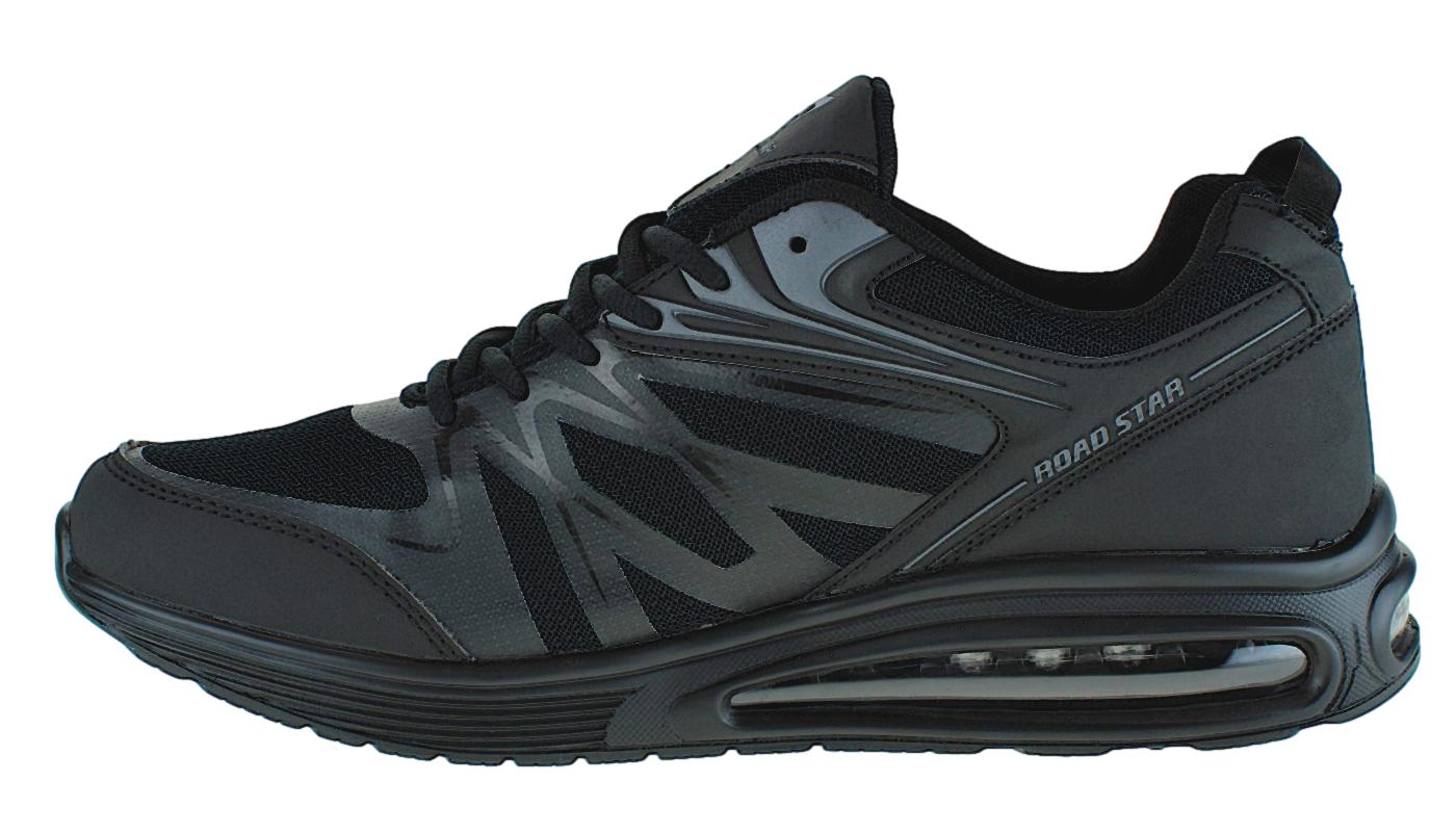 Planets 872 Sneaker für Herren in Übergröße in Schwarz – Ansicht 4