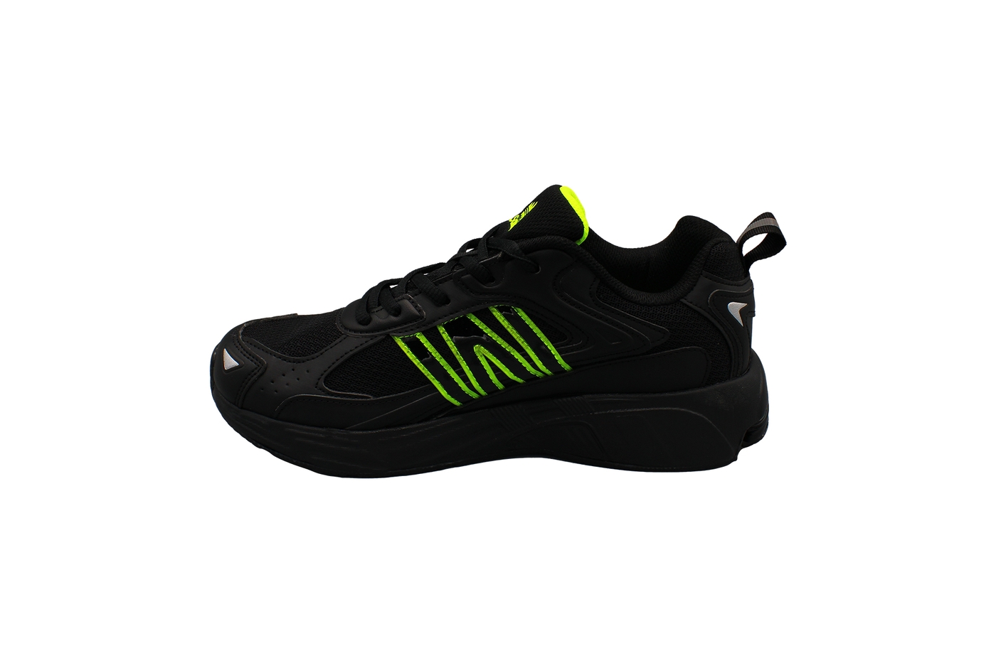 Planets 277 Sneaker für Herren in Schwarz/Grün – Ansicht 4