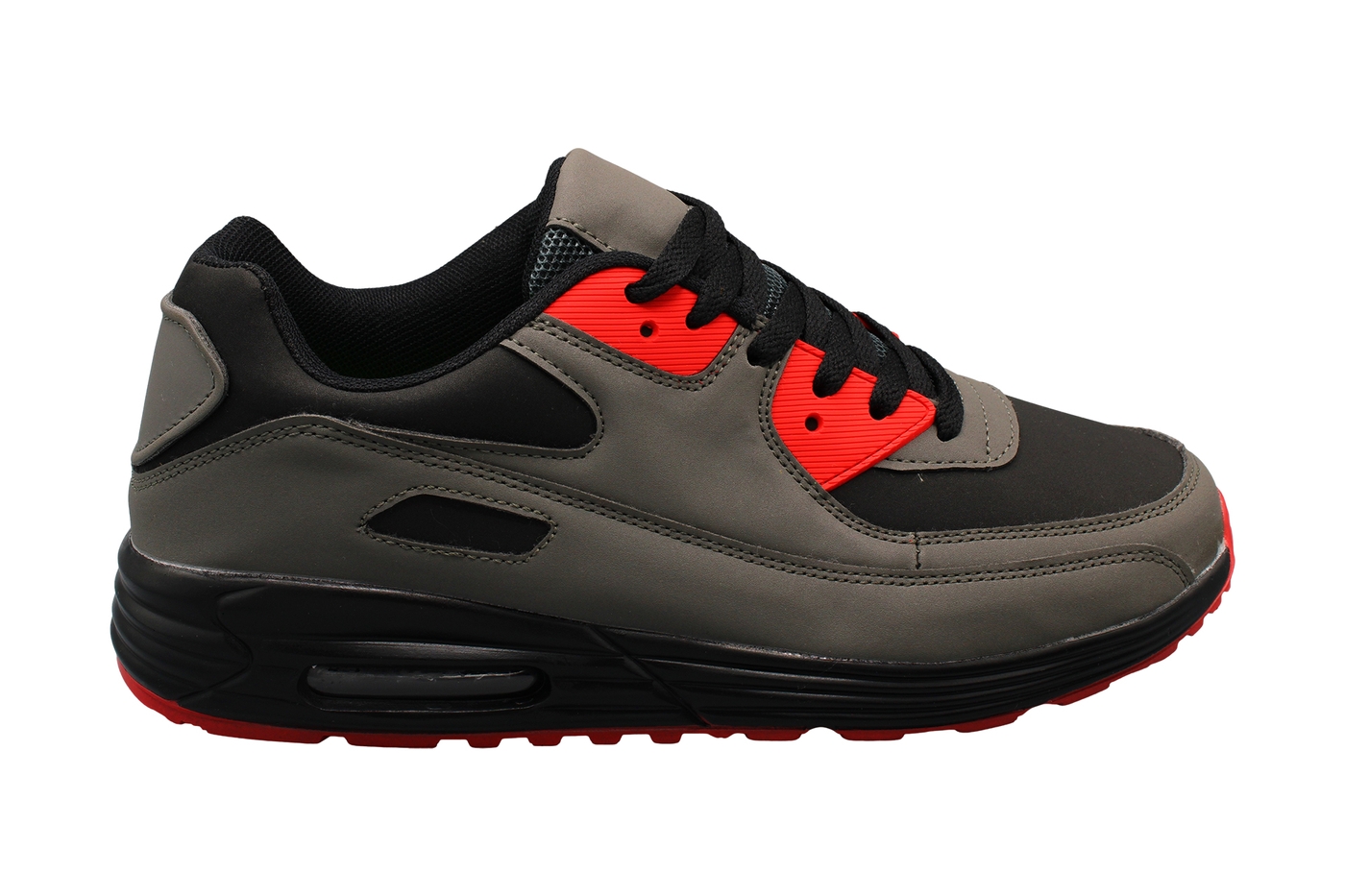 Planets 551 Sneaker für Herren in Schwarz/Grau – Ansicht 3