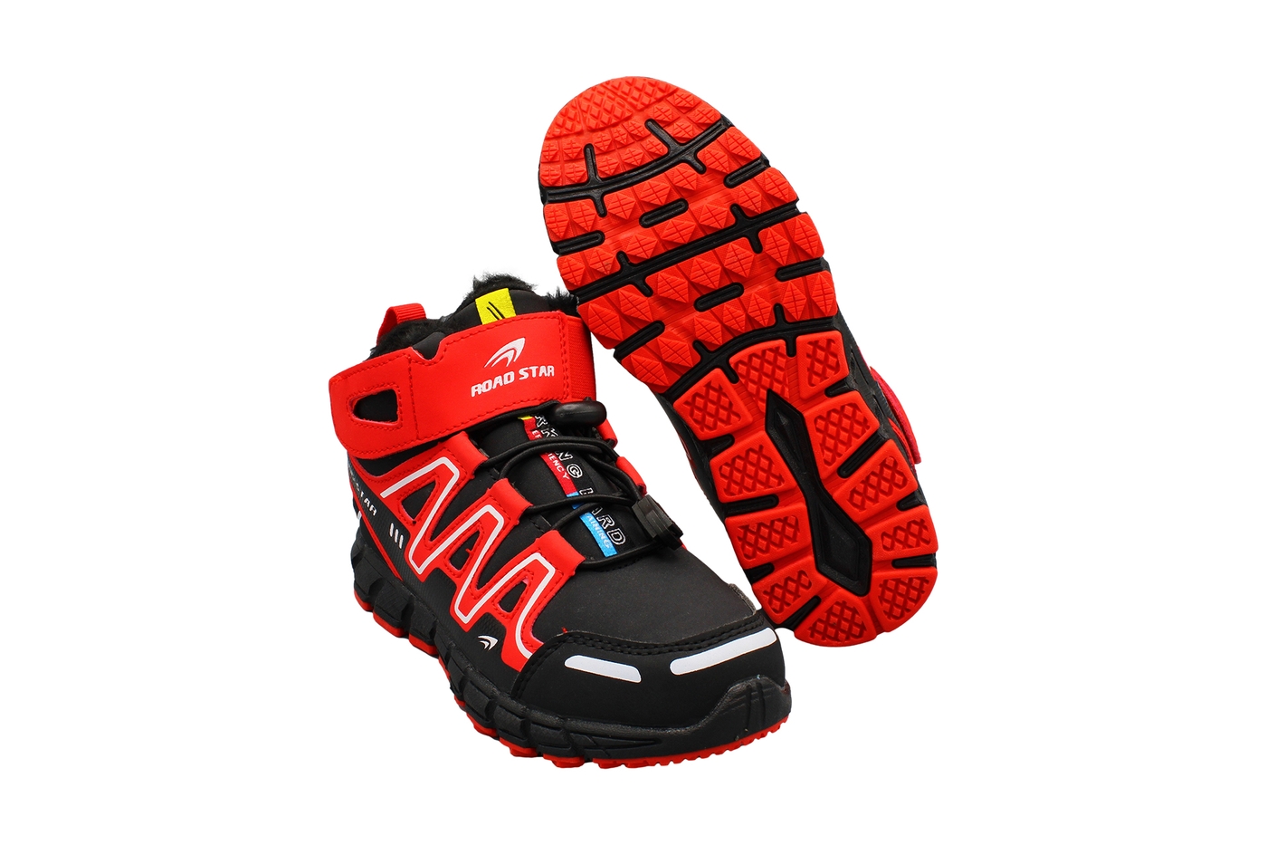 Planets 504 Winterschuh für Kinder in Schwarz/Rot – Ansicht 5