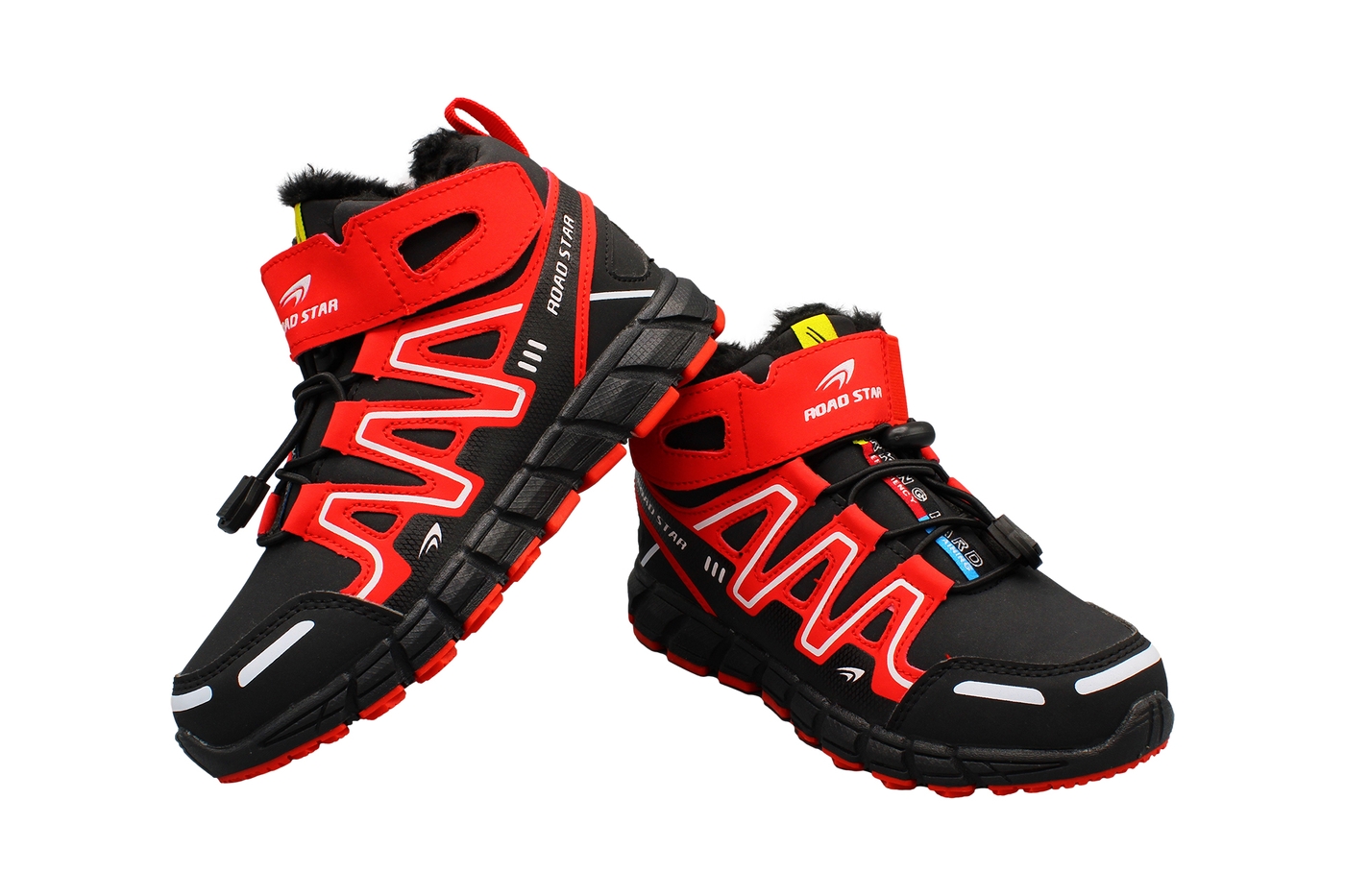 Planets 504 Winterschuh für Kinder in Schwarz/Rot – Ansicht 6
