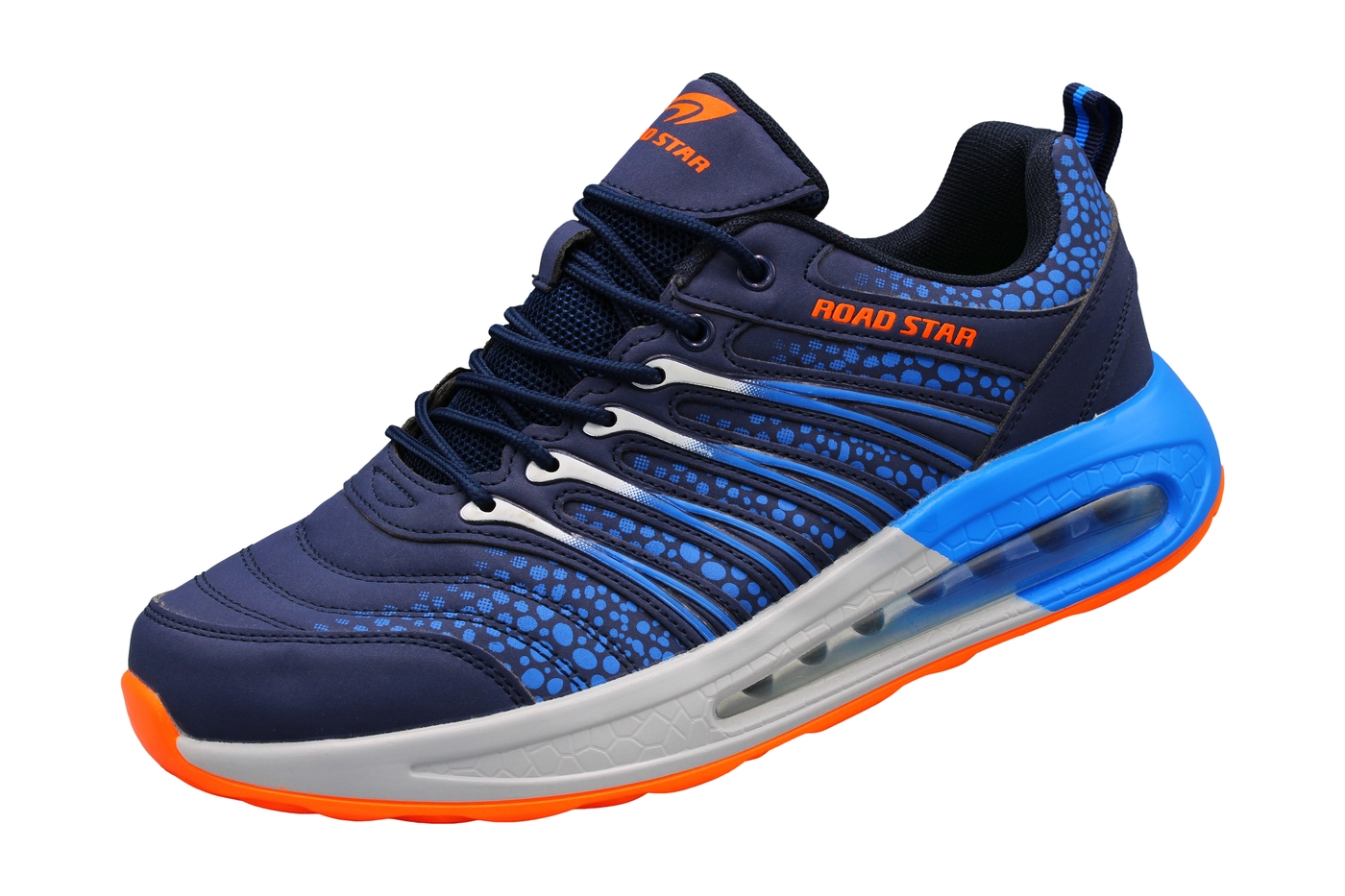 Planets 005 Sneaker für Damen & Herren in Blau/Orange – Ansicht 1