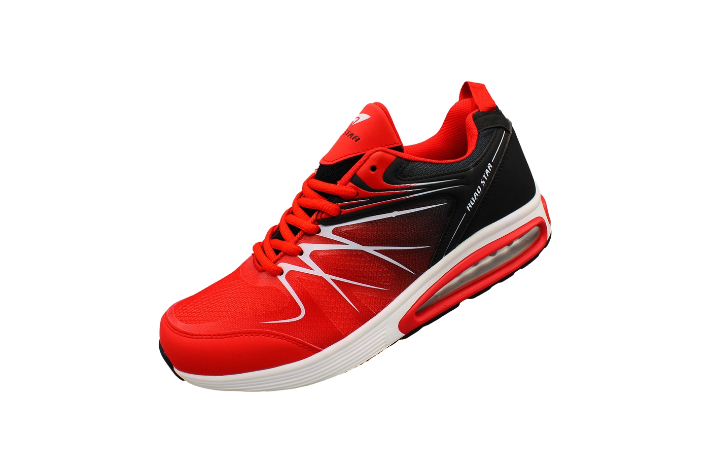 Planets 414 Sneaker für Herren in Rot/Schwarz – Ansicht 1