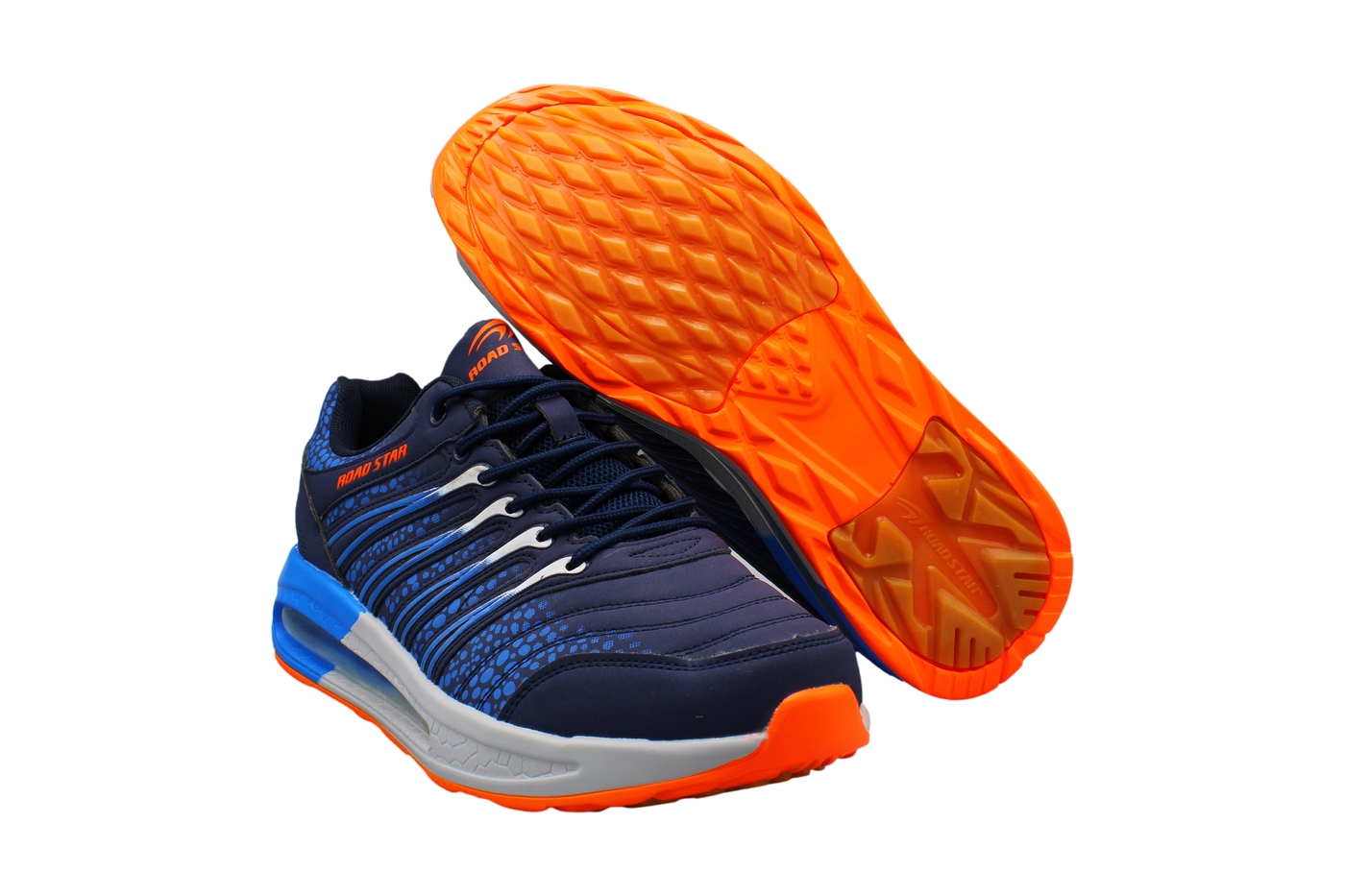 Planets 217 Sneaker für Damen & Herren in Blau/Orange – Ansicht 5