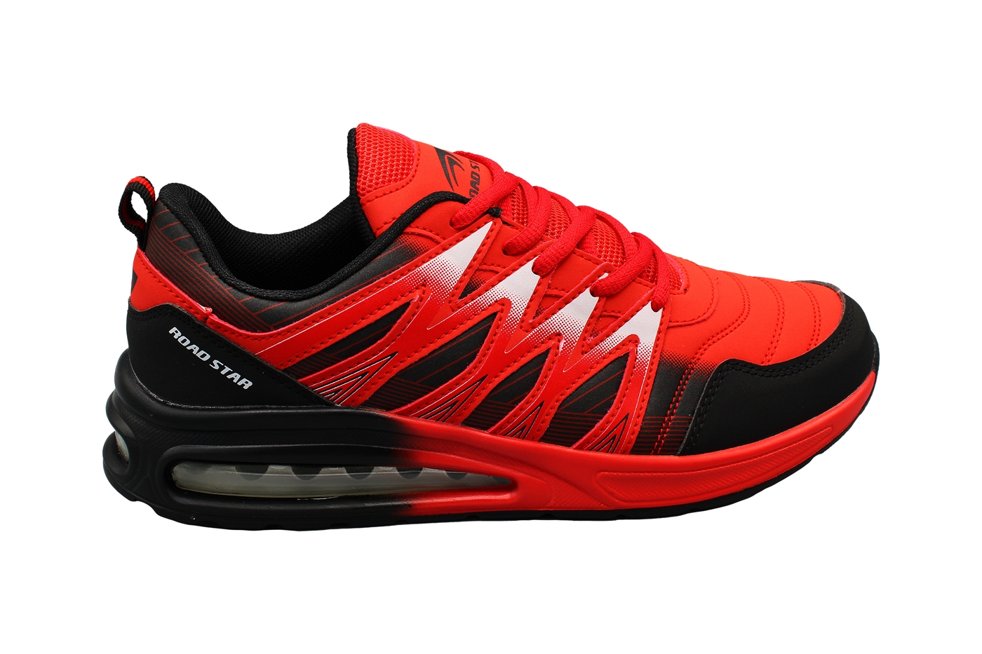 Planets 814 Sneaker für Damen & Herren in Rot/Schwarz – Ansicht 3